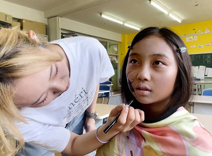 「手毬の少女」メイキング